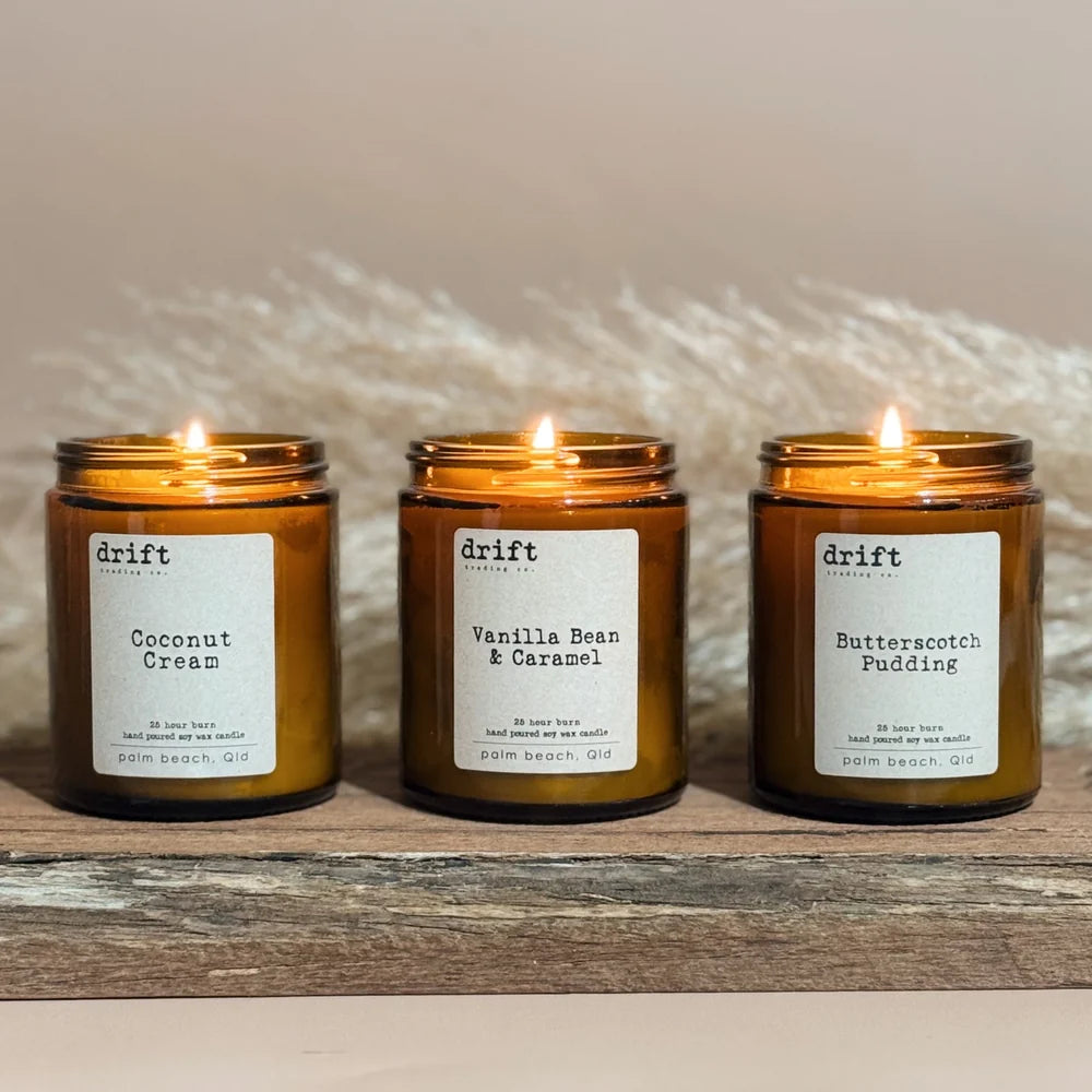 Drift soy candle, Rocky Road and botanical bath soak in The Bestie Edit