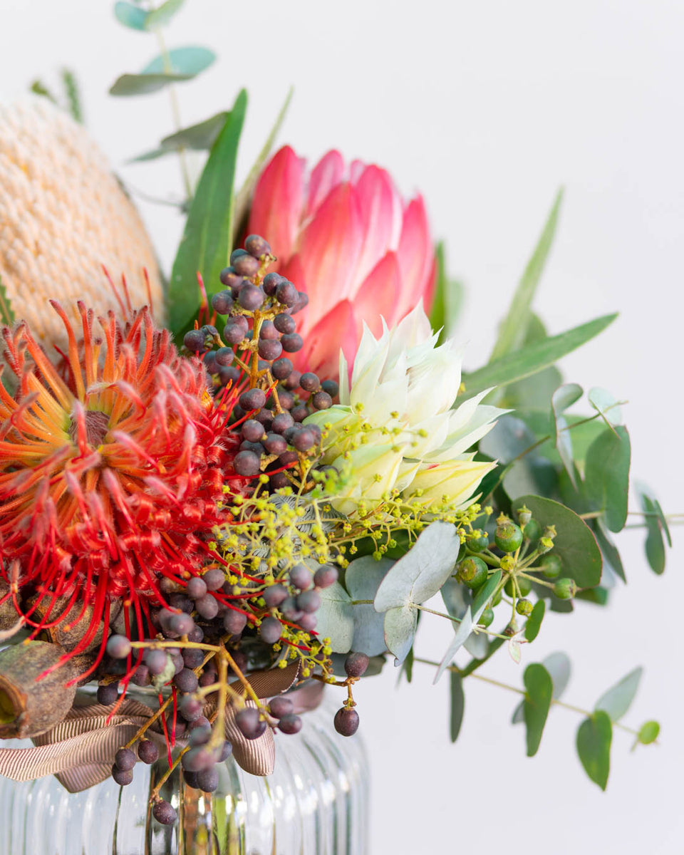 Kalgoorlie Native Posy Jar or Vase Brisbane Market Flowers